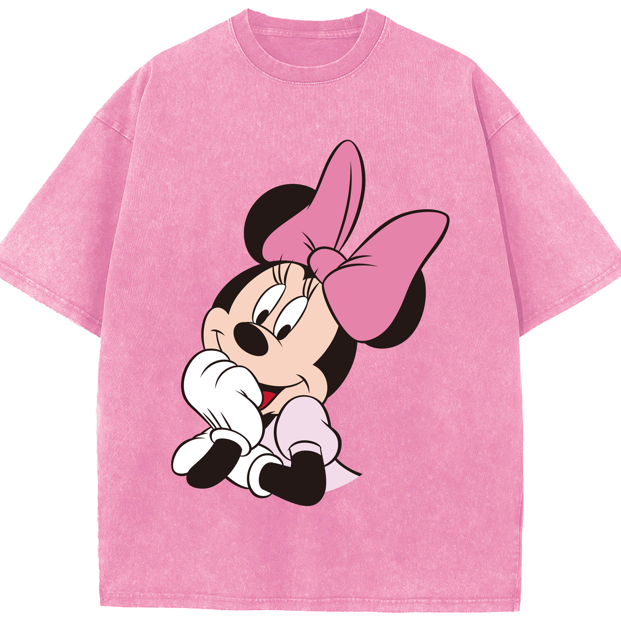 （画像用） ミッキーマウス Mickey Mouse 綿100% ヴィンテージ風 半袖Tシャツ（フロントプリント）